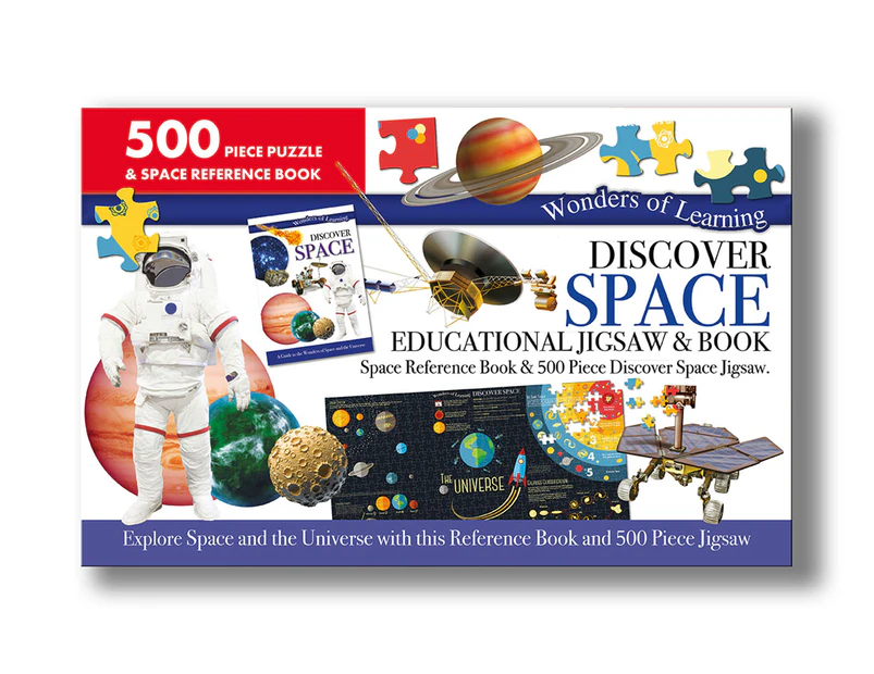 Wonders of Learning: Discover Space Jigsaw & Book Set