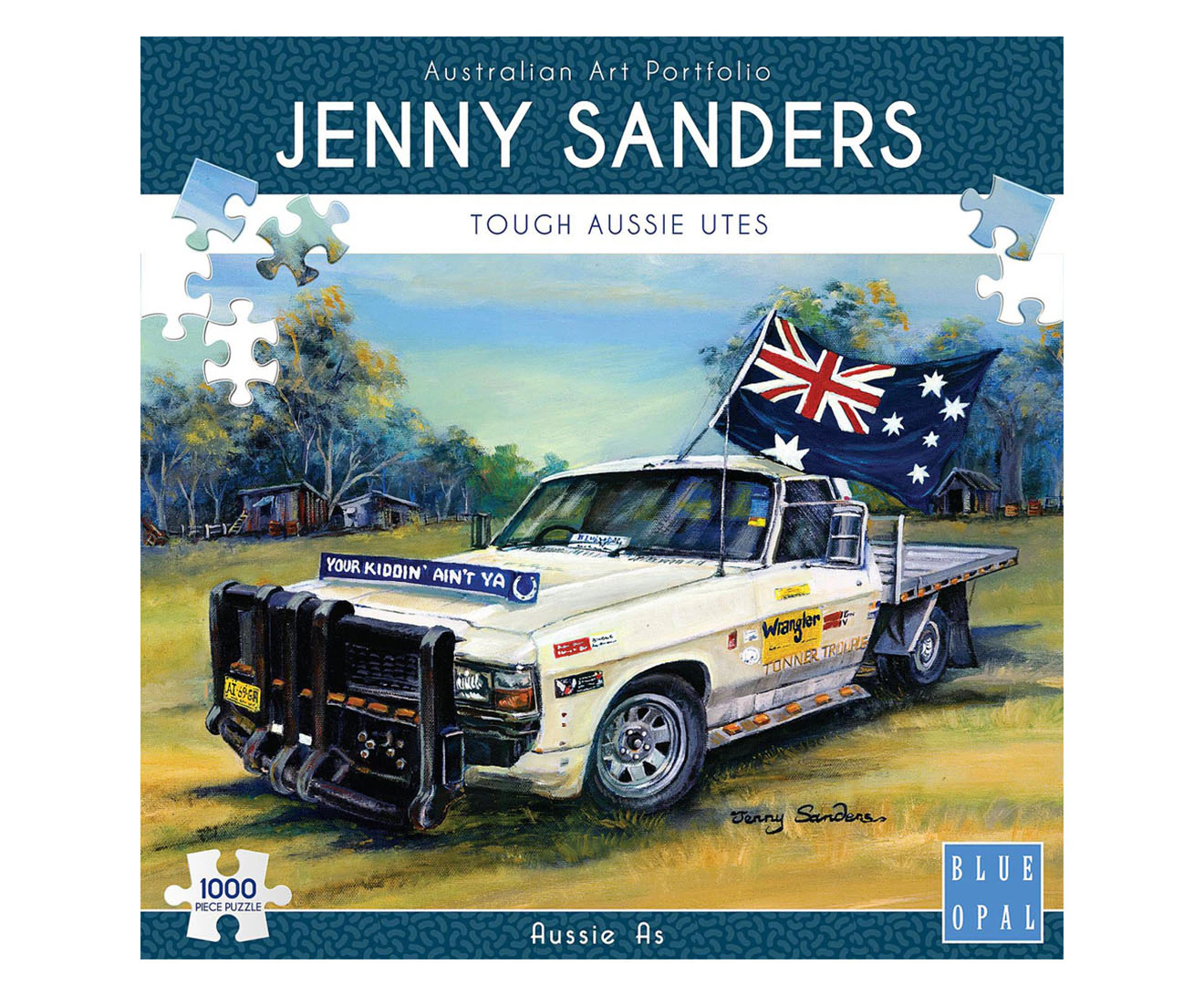 Jenny Sanders Aussie As 1000-Piece Jigsaw Puzzle