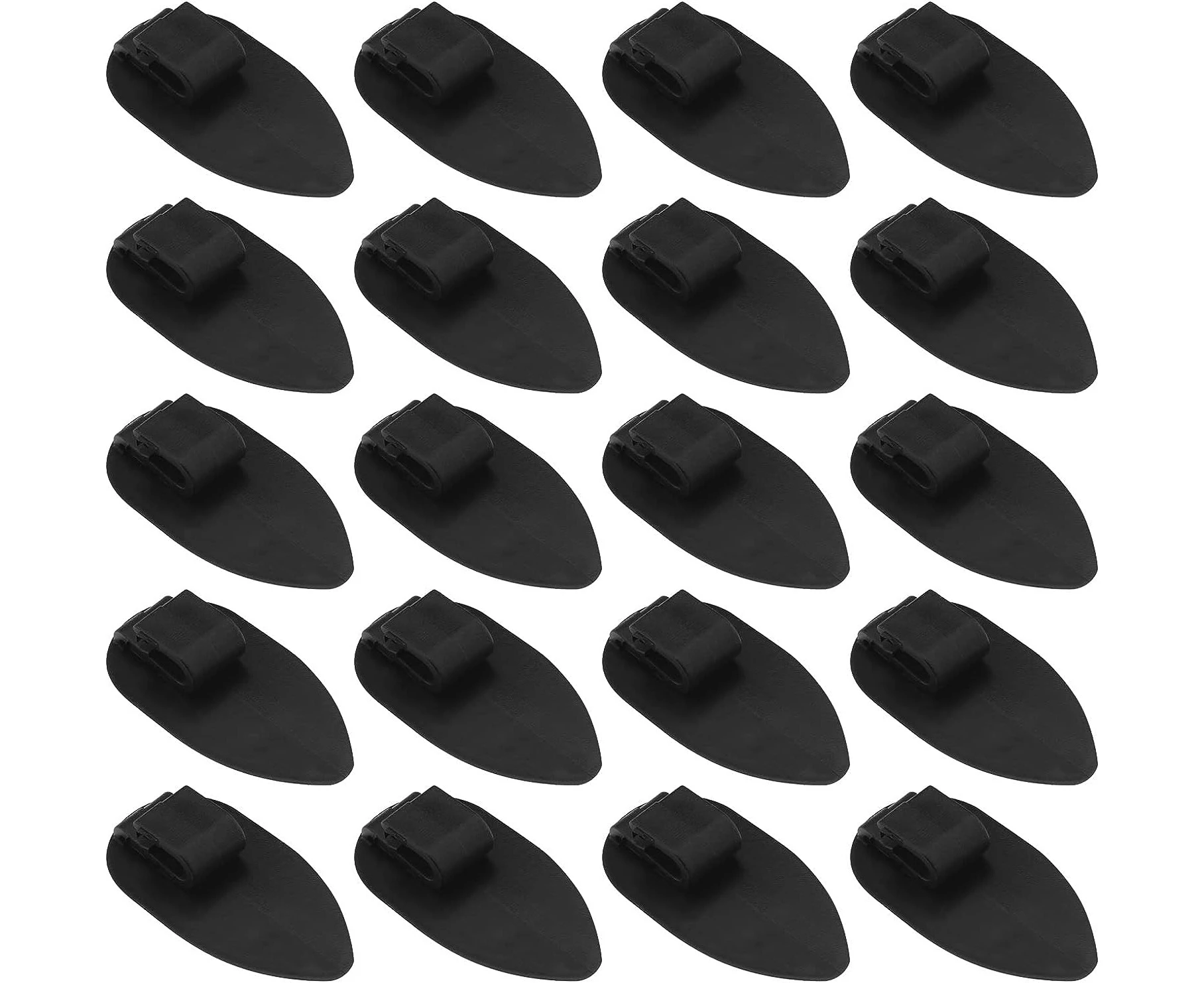 ECSiNG 20Pcs Car Floor Mat Clips Replacement Plastic Car Floor Mat Fixing Clips Anti Slip Buckle Carpet Mat Clip Retainer Accessories for Car SUV Truck ATV