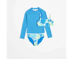 Target Tropical Stripe Swim 3 Piece Set