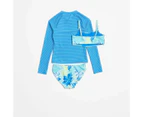 Target Tropical Stripe Swim 3 Piece Set