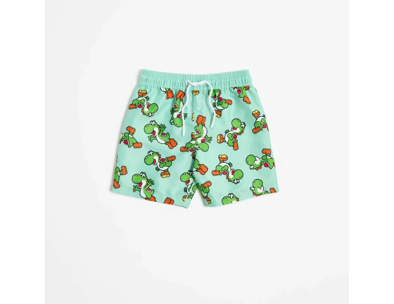 Super Mario Yoshi Swim Boardshorts