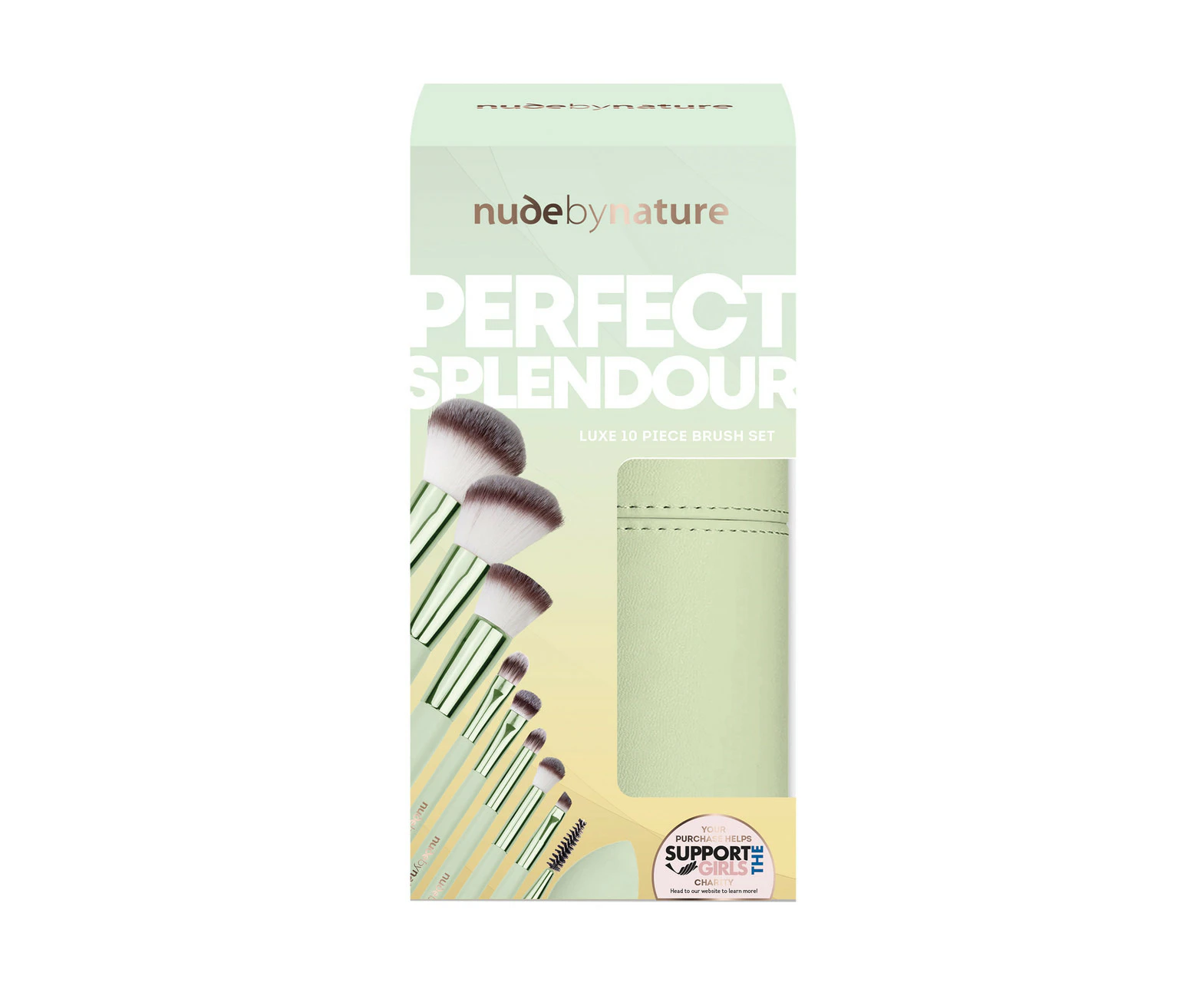 Nude By Nature Perfect Splendour 10 Piece Brush Gift Set