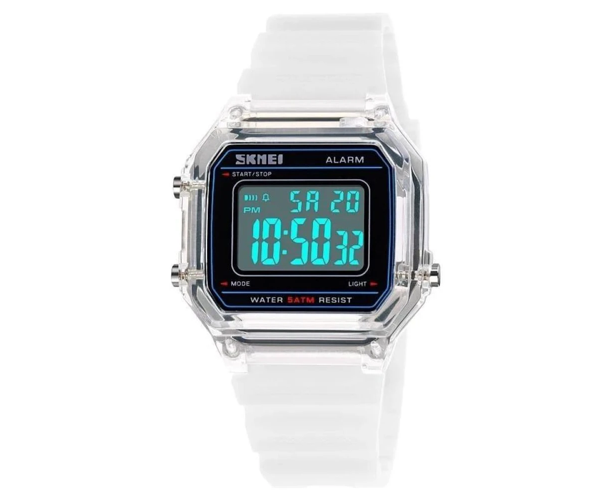 Square Design Casual Unisex Wristwatch