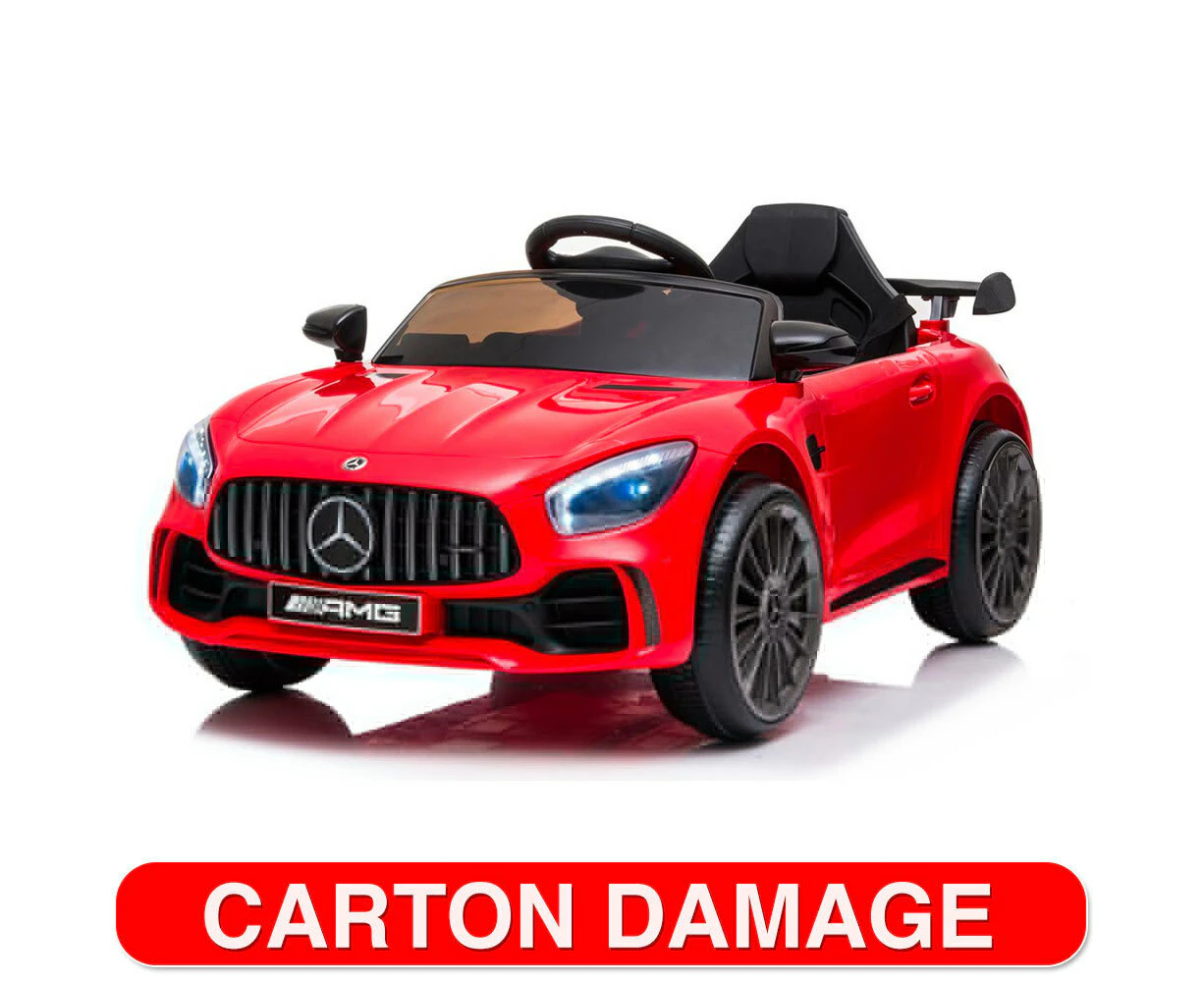 Mercedes GTR AMG Benz Licensed Electric 12V Ride On Car Toy 3y+ Kids/Child Red - Refurbished Grade A