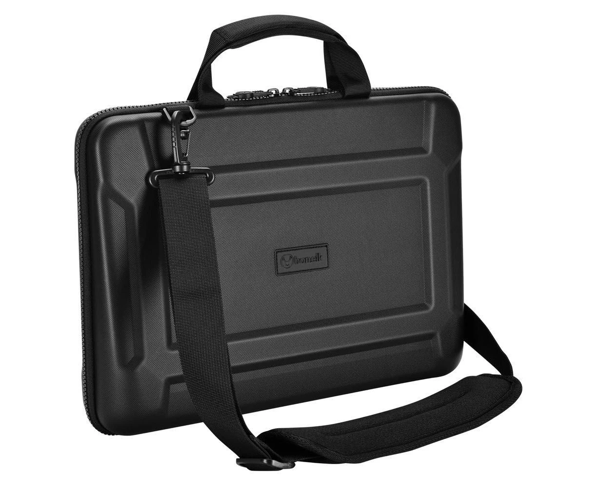 Bonelk Long Life Portable Laptop Attache Travel Carry Case 15-16" Black