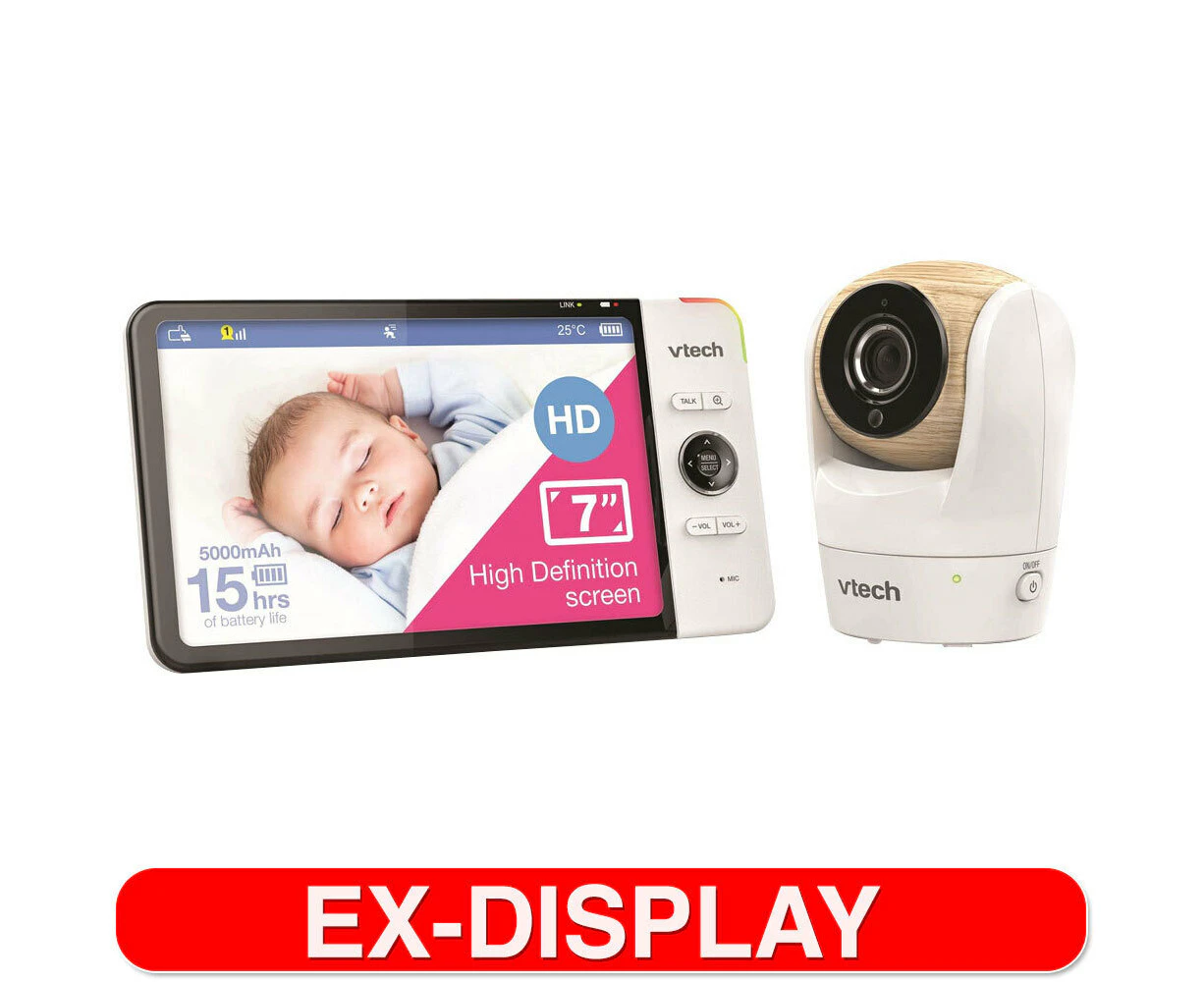 VTech 18cm HD Pan/Tilt Full Colour Baby Monitor Audio & Video Camera BM7750HD - Refurbished Grade A