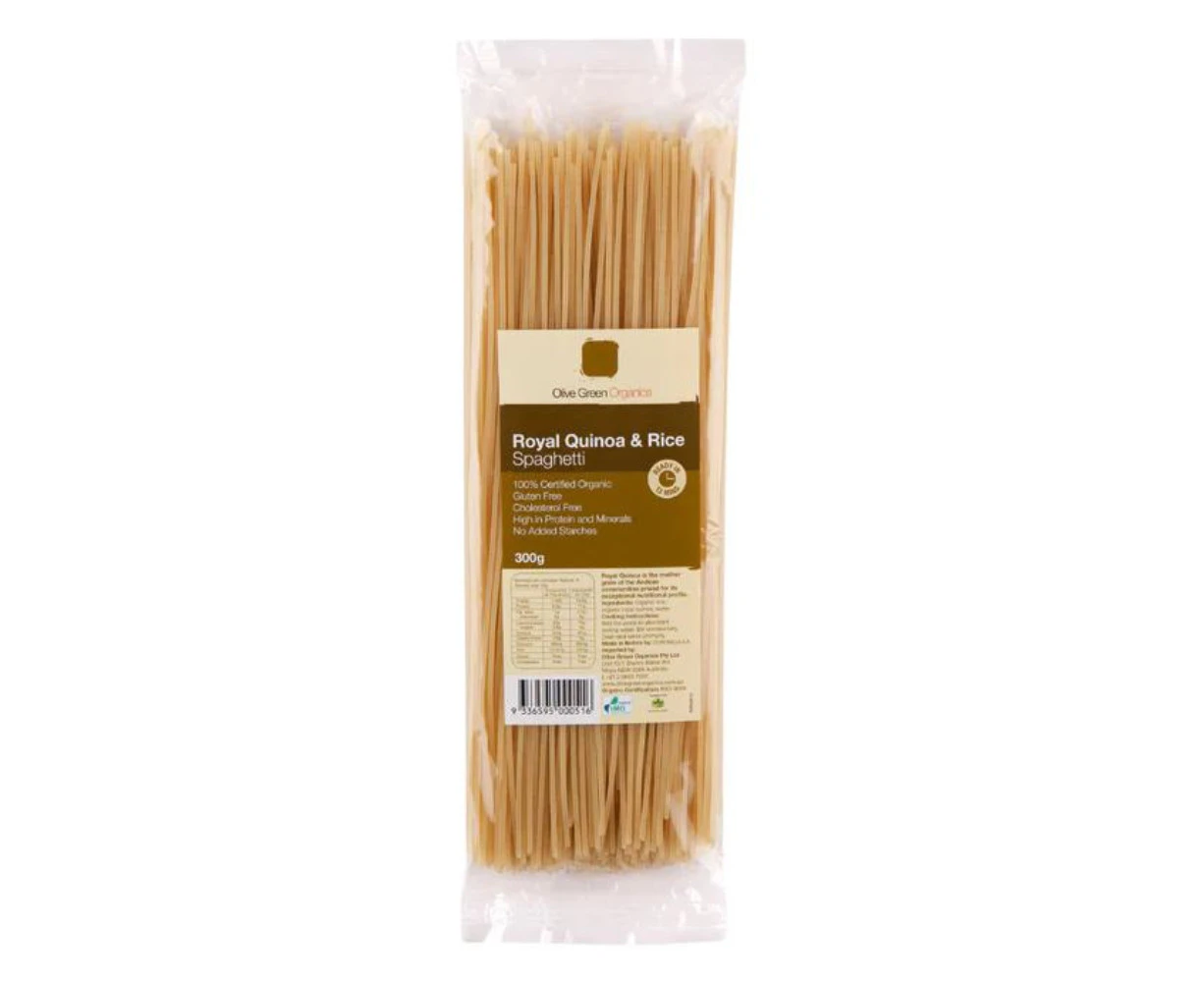 OLIVE GREEN ORGANICS Quinoa and Rice Spaghetti 300G