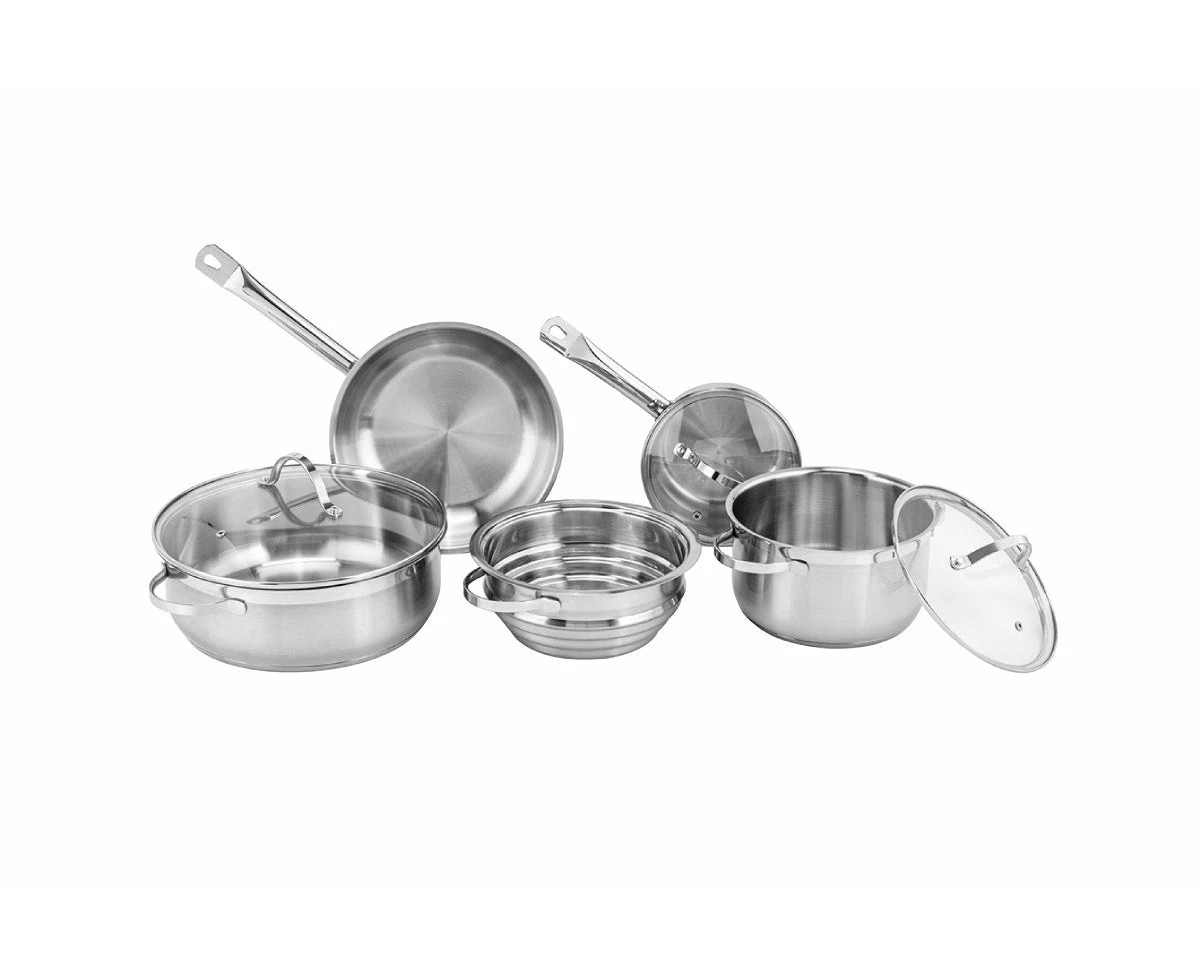 Ovela 5 Piece Stainless Steel Cookware Set