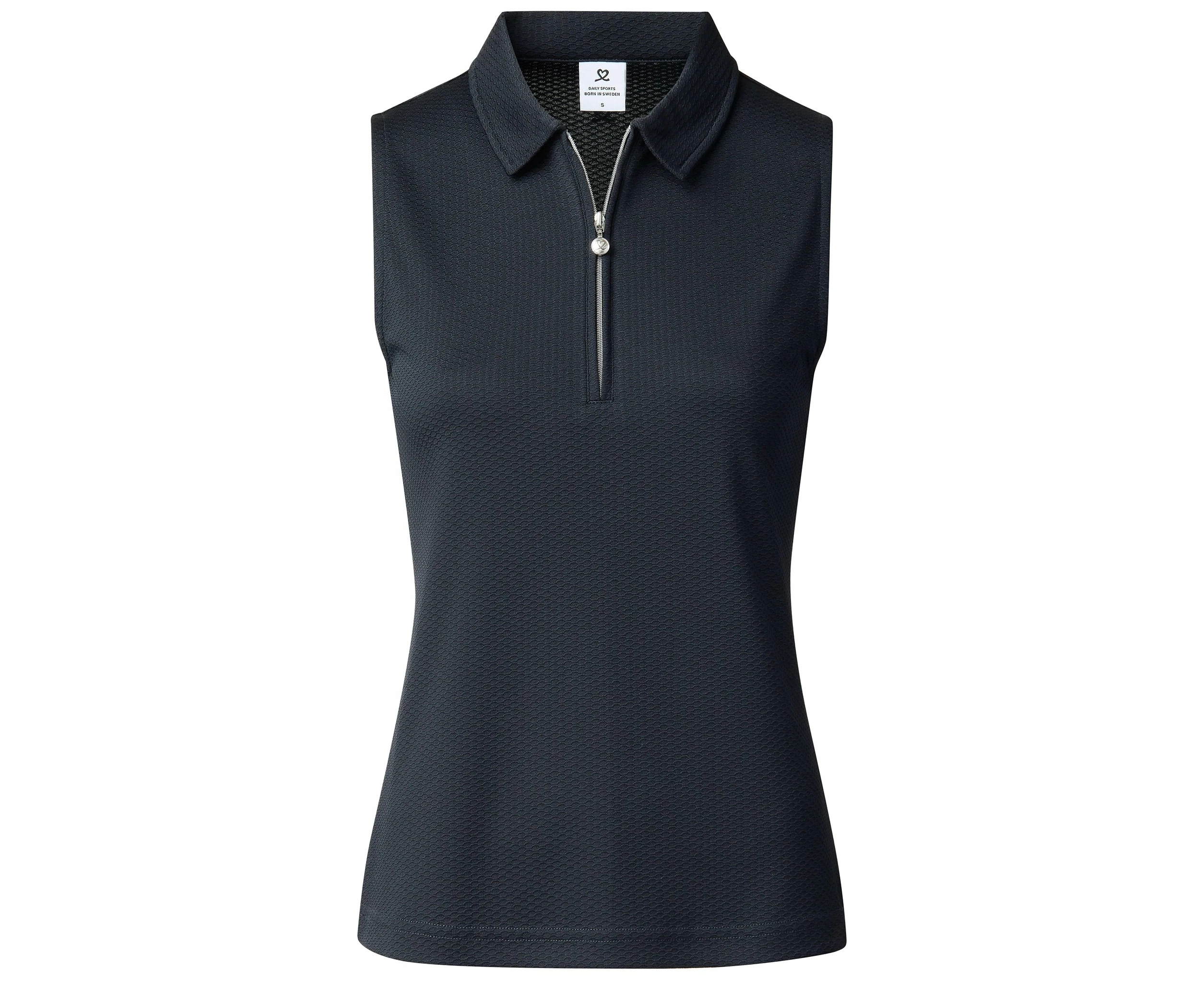 Daily Sports W Peoria Sleeveless Polo Shirt - Navy -  Womens