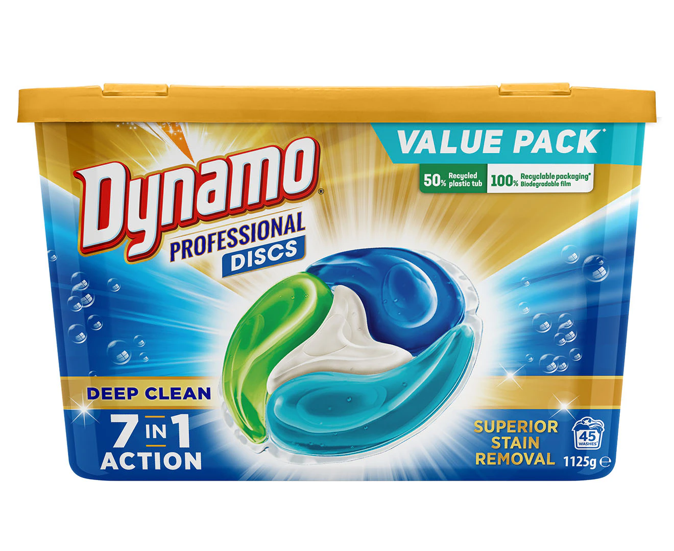 Dynamo Professional Front & Top Loader Laundry Discs 45pk