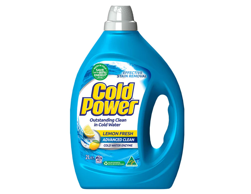 Cold Power Advanced Clean Front & Top Loader Laundry Liquid 2L / 40 Washes