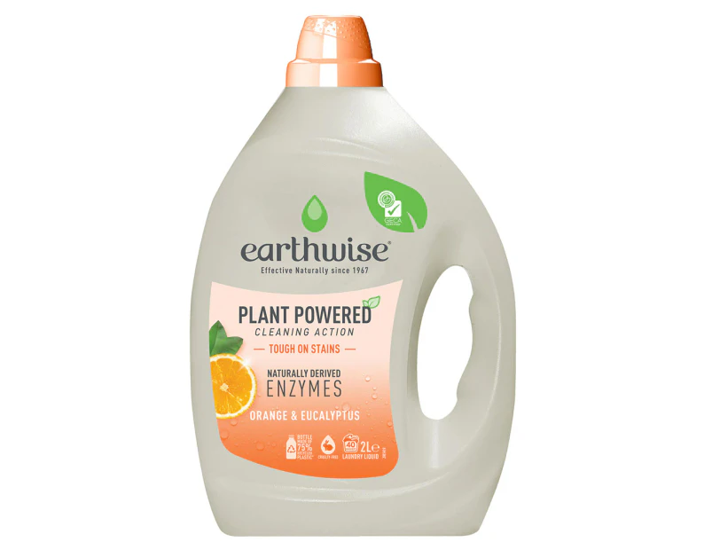 Earthwise Orange & Eucalyptus Front & Top Loader Laundry Detergent 2L / 40 Washes