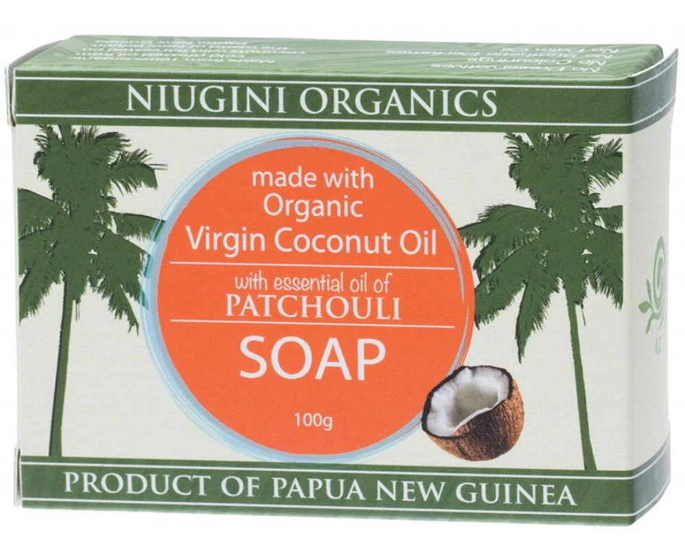 Virgin Coconut Oil Soap (Patchouli) - 100g