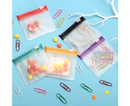 10PCS EVA Pill Storage Bags Mini Self-Sealing Thickened Pouches Cute Small Plastic Ziplock Bags For Organizing Pills And Accessories-Red