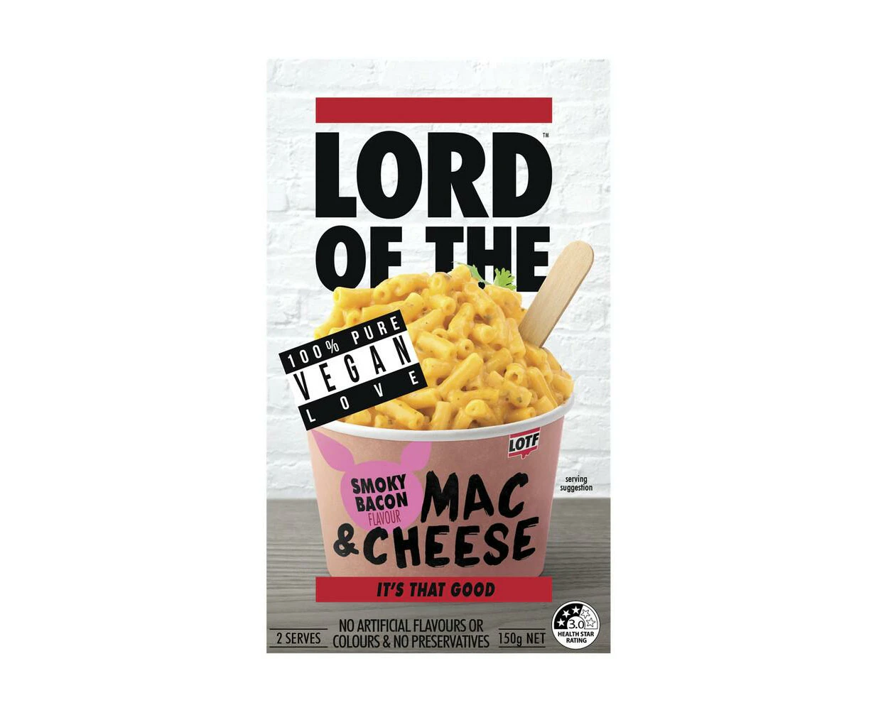 Lord Of The Fries Mac and Cheese Smoky Bacon Box 150g