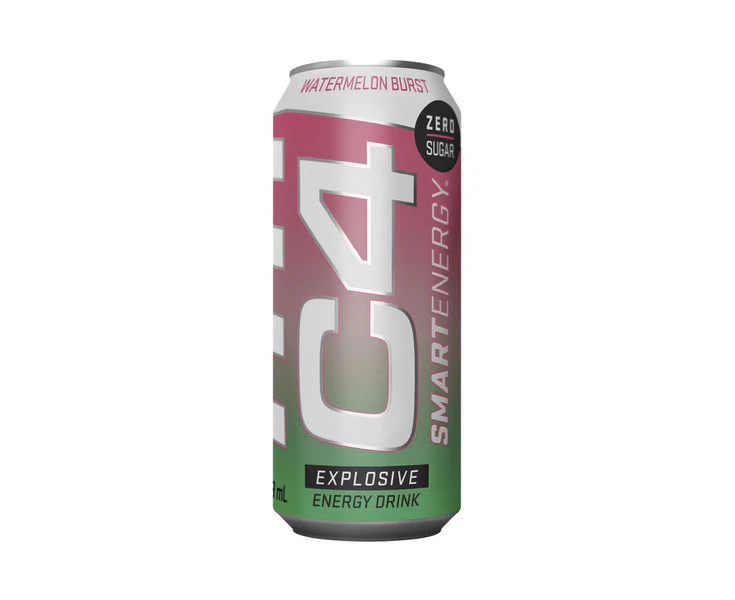 C4 Smart Explosive Energy Drink Watermelon Burst Can 473ml