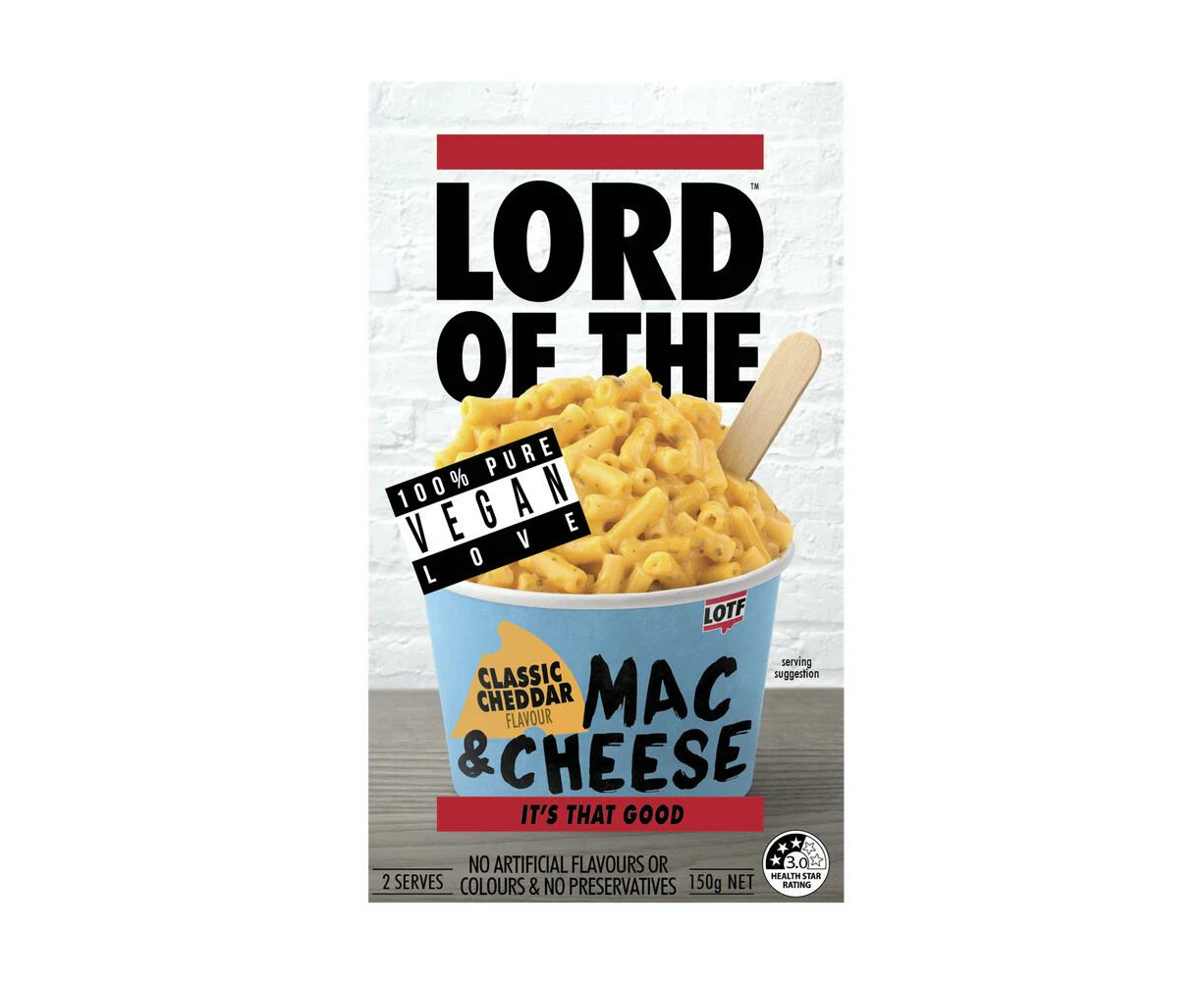 Lord Of The Fries Mac and Cheese Classic Cheddar Box 150g