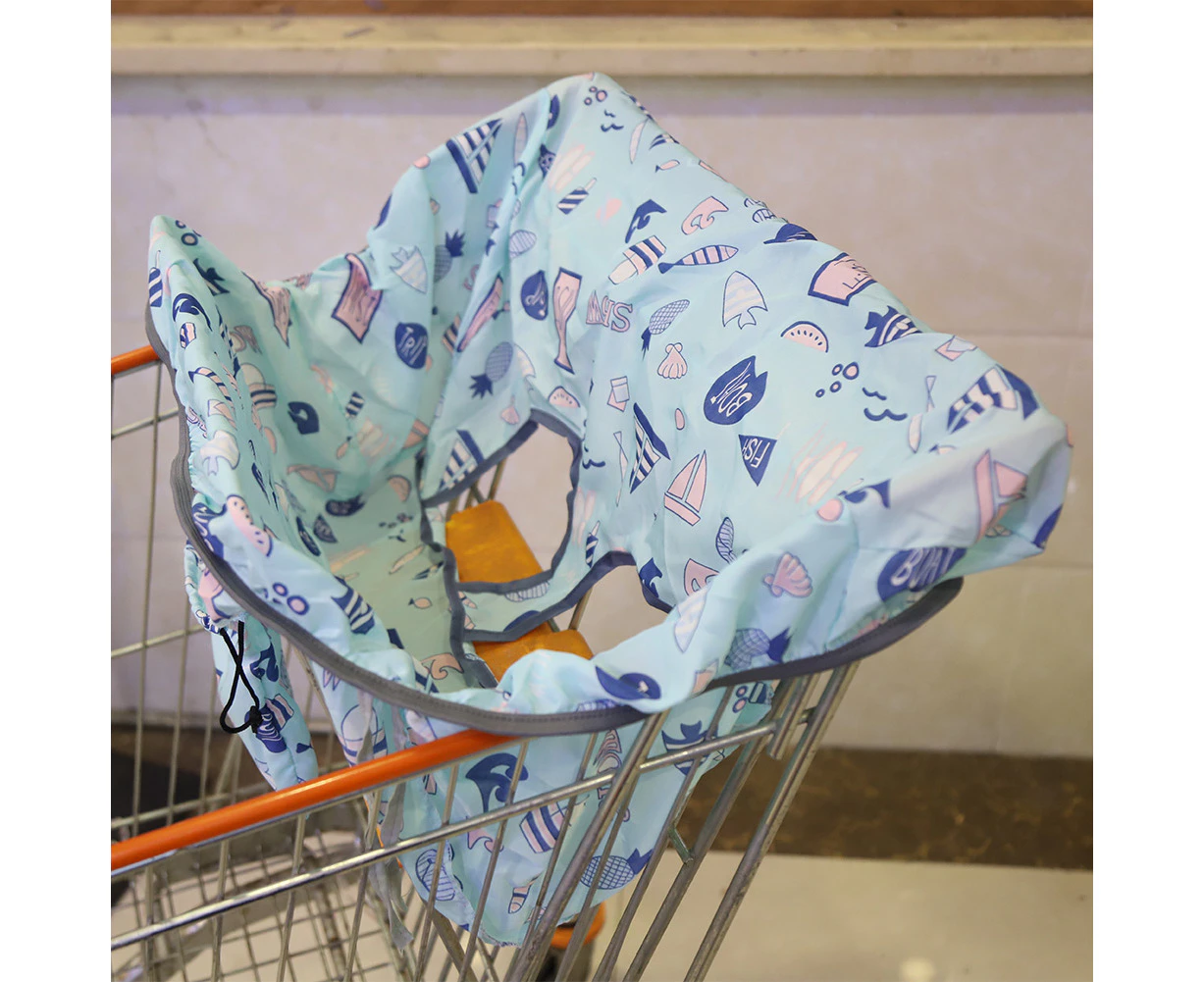 Portable Shopping Cart Chair Package Cover Trolley Soft Pad Baby Seat Cover