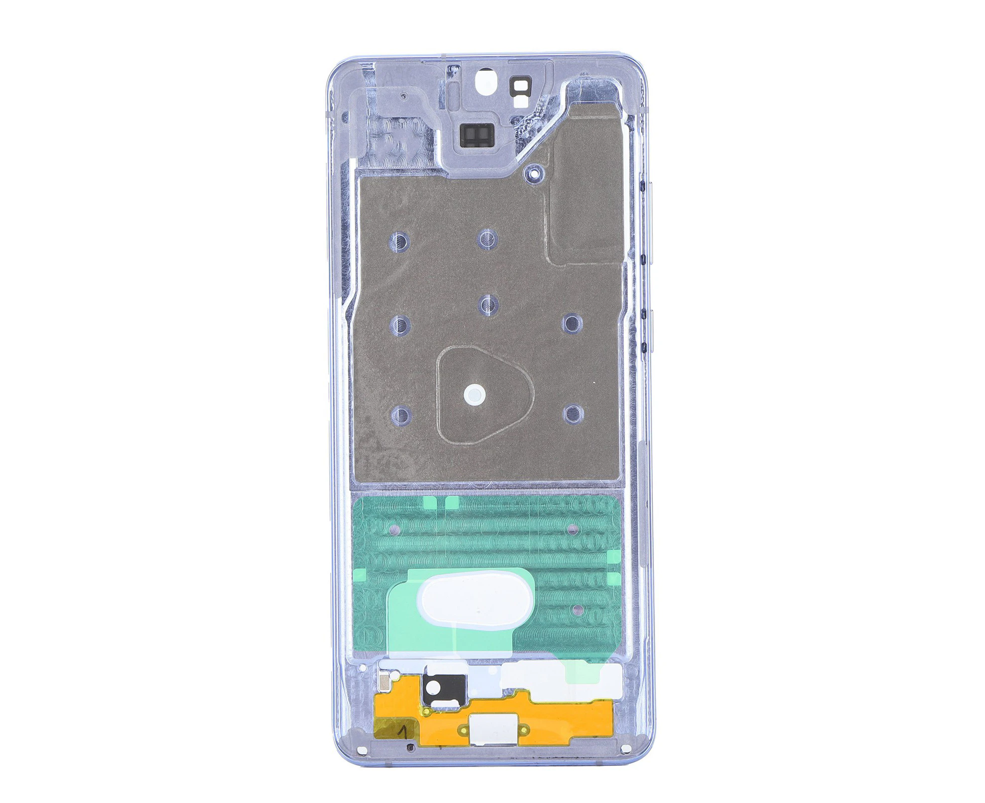 Middle Frame Plate Housing Board Mid Faceplate Bezel Replace Pare Parts For Samsung S20+Light Purple