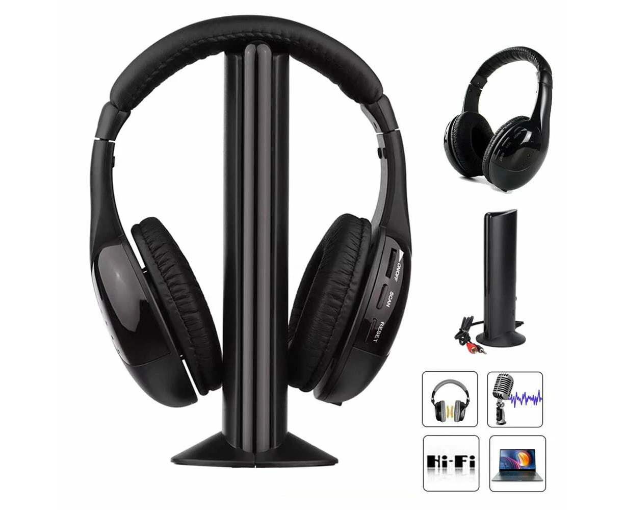 5-in-1 Wireless Headphones Headset