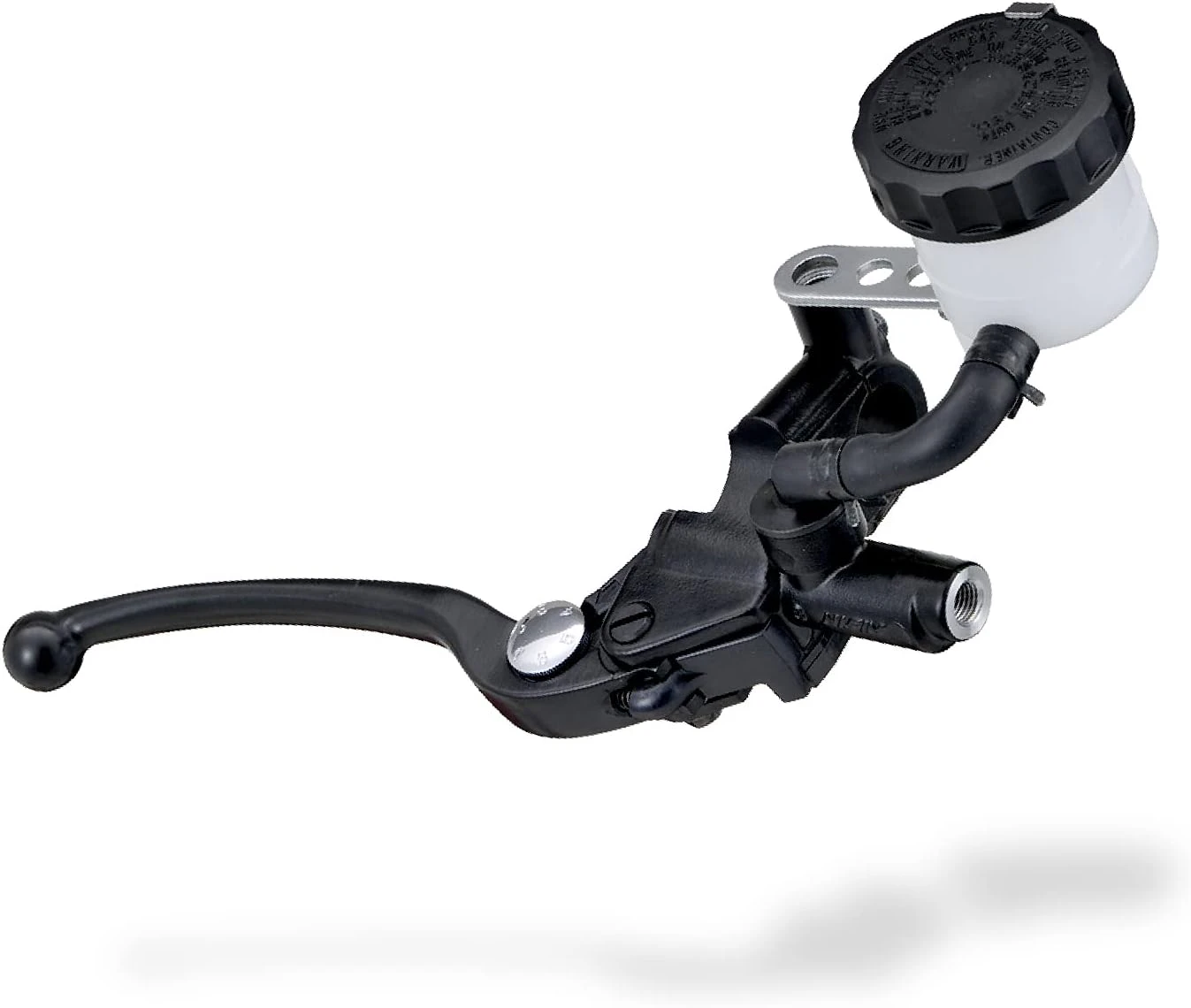 Daytona NISSIN 43337 Brake Master Cylinder Horizontal Type 0.4 inch (11 mm) Black Body/Black Short Lever