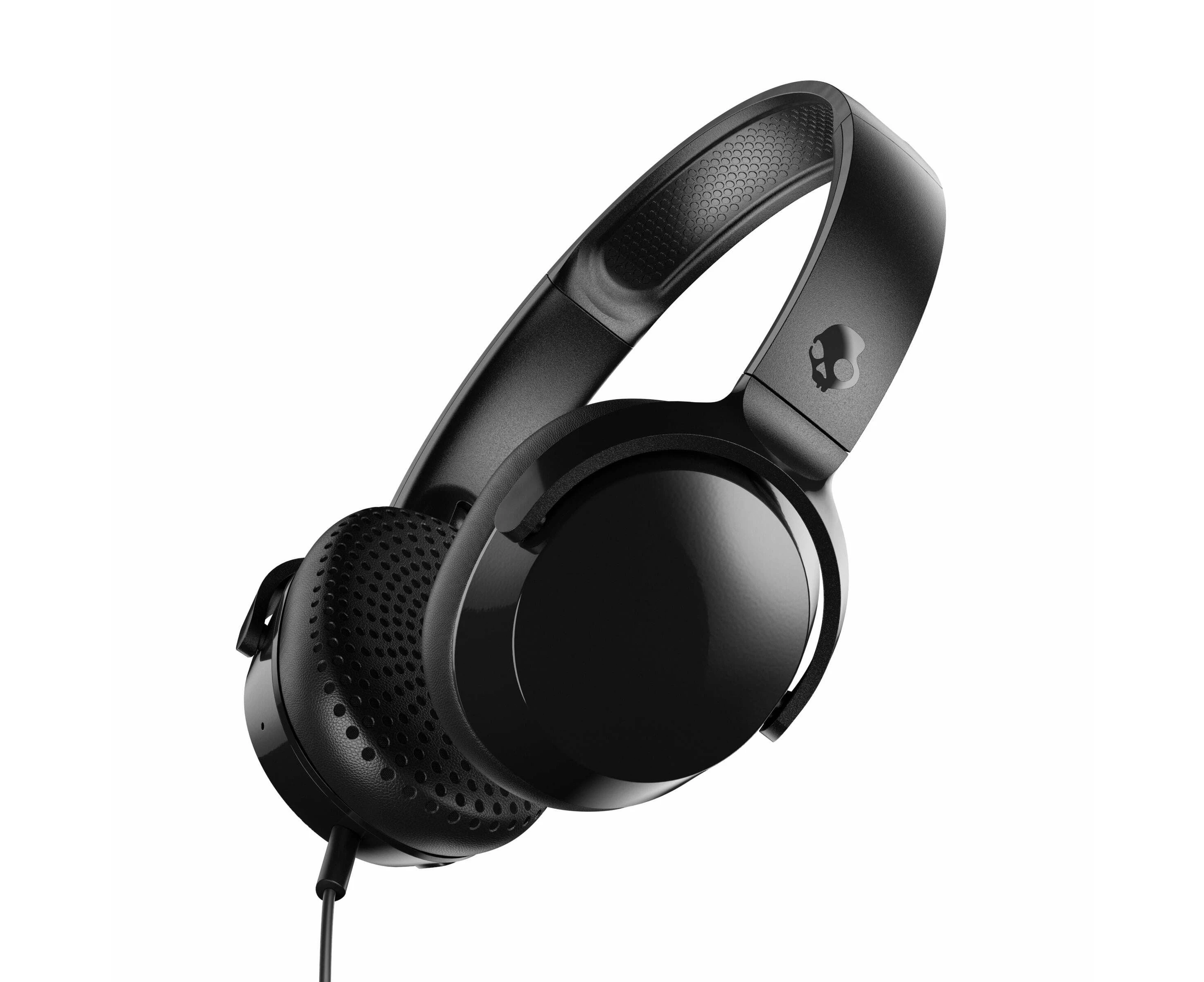 Wired On-Ear Headphones with Mic, Black