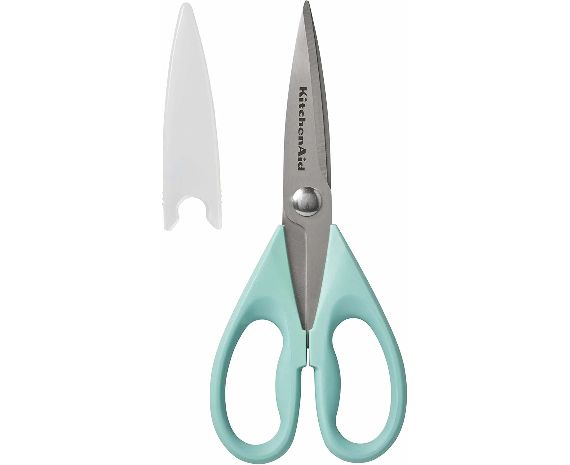 All Purpose Kitchen Shears With Protective Sheath For Everyday Use, Dishwasher Safe Stainless Steel Scissors With Comfort Grip