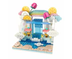 Hello Kitty and Friends - YuMe Blocks - Summer Wunderland Series - Cinnamoroll Wave Pool Cafe