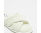 Target Womens Cross Over Padded Strap Slipper Scuff