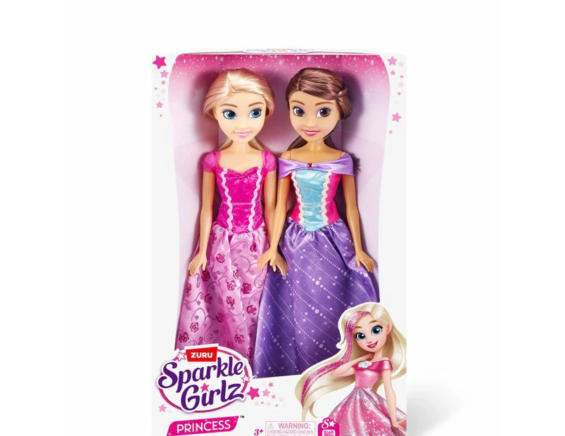 Sparkle Girlz 18-inch Princess Dolls Double Pack By ZURU