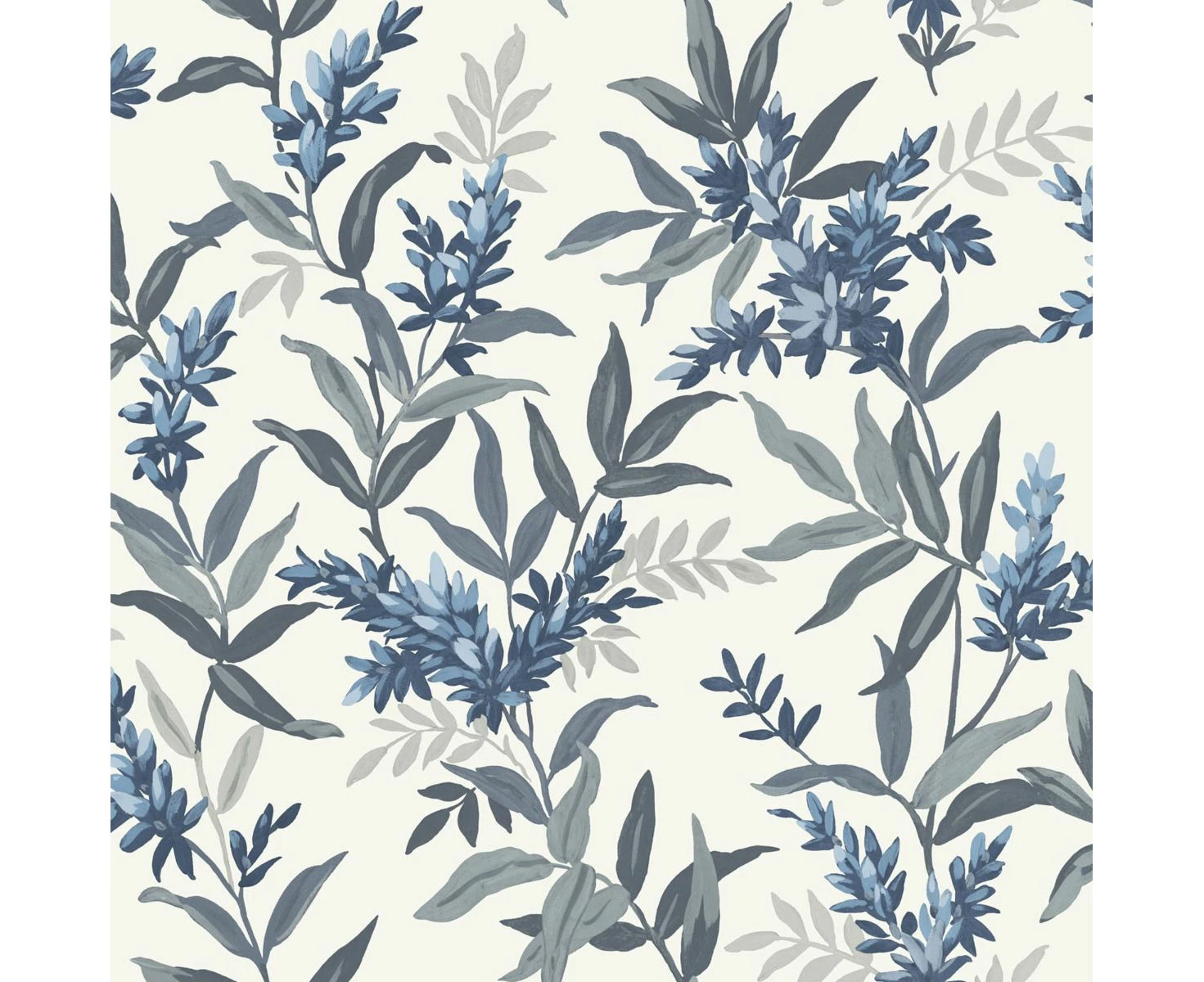 Belgravia Olivia Floral Wallpaper (Blue) - AG3644