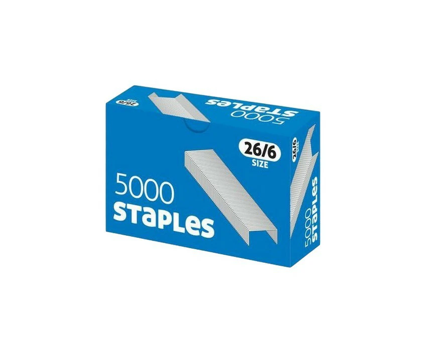 County Stationery Staples (Pack of 60000) (Silver) - SG32541