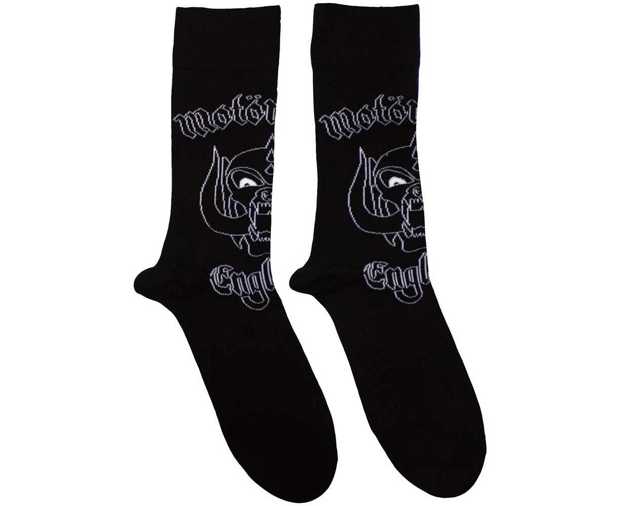 Motorhead Unisex Adult England Socks (Black) - RO11424