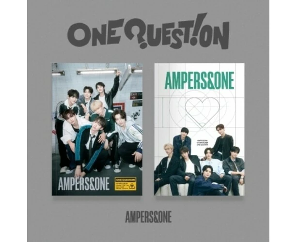 Ampers&One - One Question - Random Cover - incl. 64pg Photobook, Photo Print, Bookmark, Logo Sticker, Unit Photocard, Selfie USA import