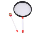 10Pieces 7.9 Inch Lollipop Shape Drum Percussion Education Toys for Kids