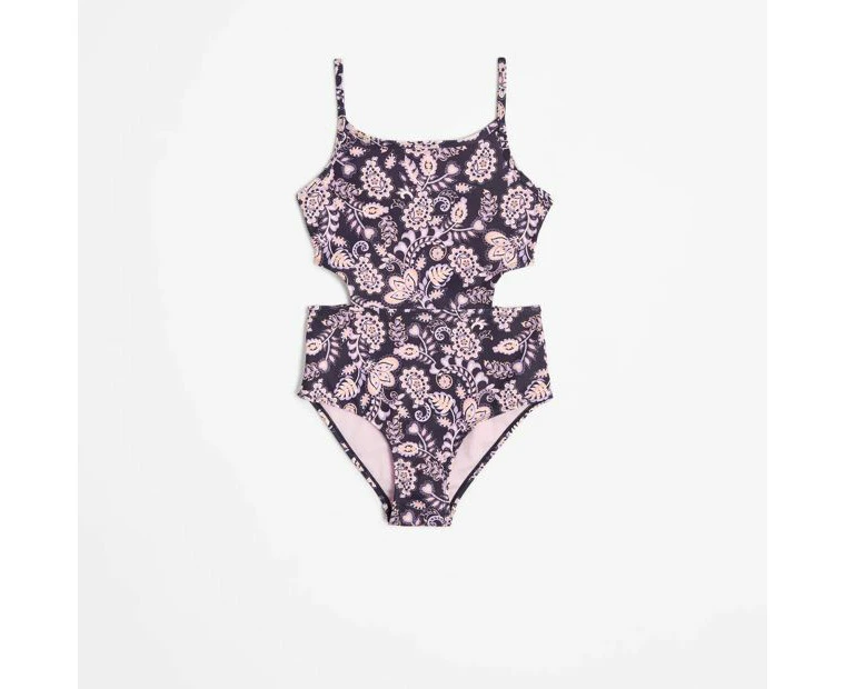 Target Cut-Out One Piece Print Swimsuit