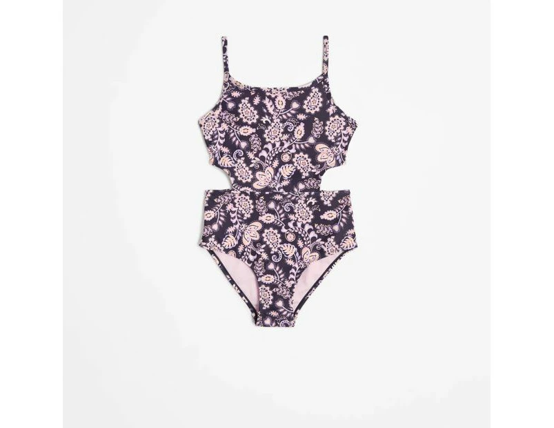 Target Cut-Out One Piece Print Swimsuit