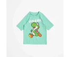 Super Mario Yoshi Swim Rash Vest