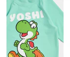 Super Mario Yoshi Swim Rash Vest