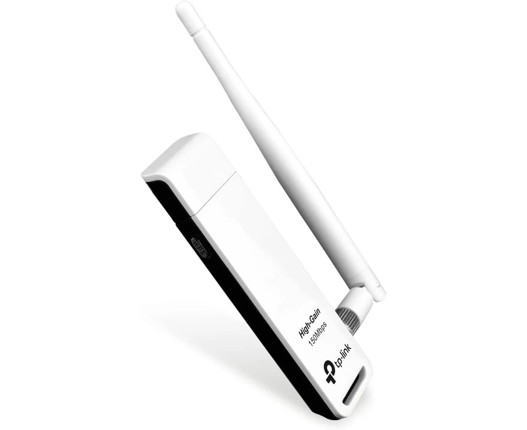 TP-Link 150Mbps High Gain Wireless USB Wifi Adapter, 4dBi Detachable Antenna, Ideal for Gaming & Video Streaming, Easy Setup, WPS Security, Supports Window