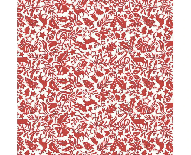 Liberty Fabrics - A Woodland Christmas Collection - 110cm wide x 1m - Enchanted Forest 6019A