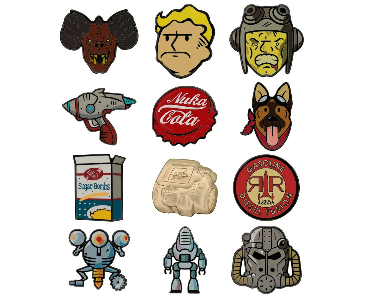 Fallout - Mystery Pin Badge Blind Box (Single Box)