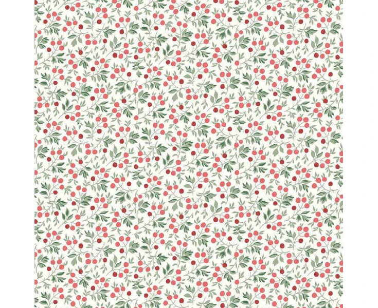 Liberty Fabrics - A Woodland Christmas Collection - 110cm wide x 1m - Frost Berry 6023A