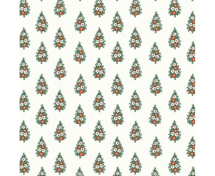 Liberty Fabrics - A Woodland Christmas Collection - 110cm wide x 1m - Winter Pine 6025A