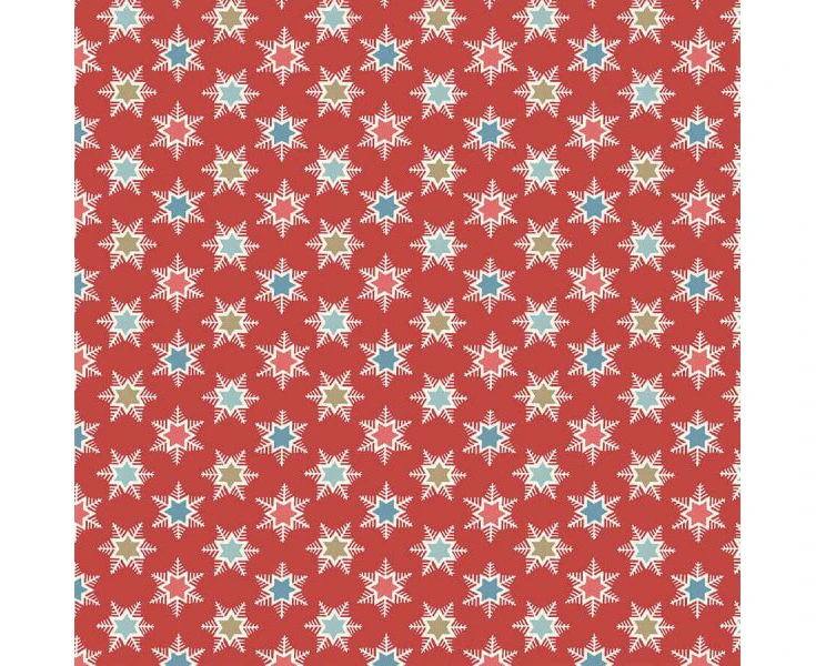 Liberty Fabrics - A Woodland Christmas Collection - 110cm wide x 1m - Forest Star 6020A