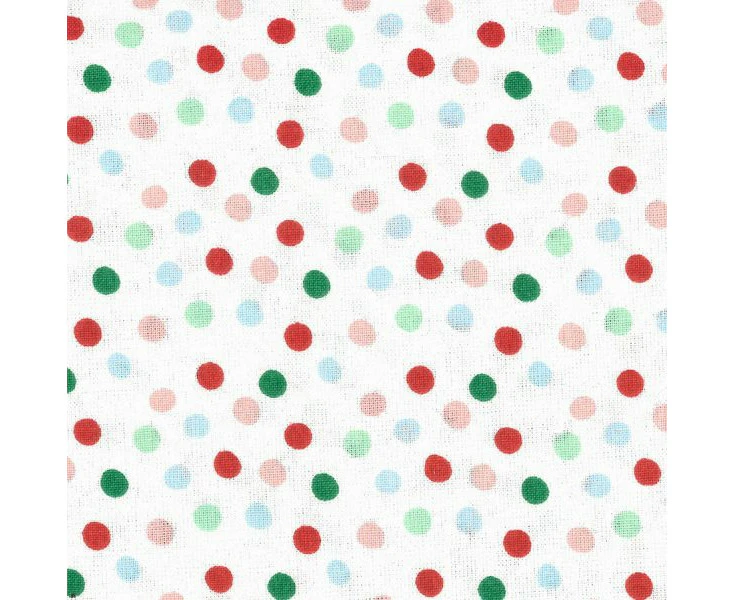 Birch Fabrics -  Christmas Ho! Ho! Ho! Collection - 110cm x 1m Fabric - Dots