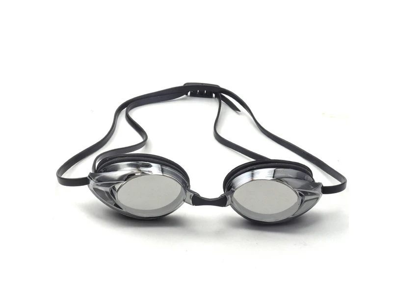 Hd Anti-Fog And Anti-Ultraviolet Electroplating Swimming Goggles Professional Swimming Equipment,Silvery