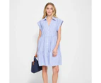 Target European Linen TIered Mini Dress