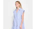 Target European Linen TIered Mini Dress